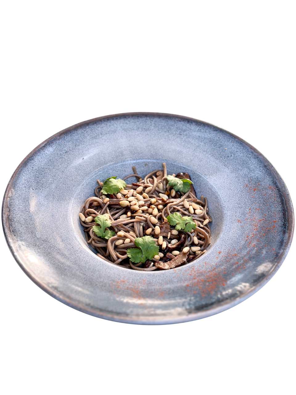 Гречана соба з шиїтаке та кедровими горіхами