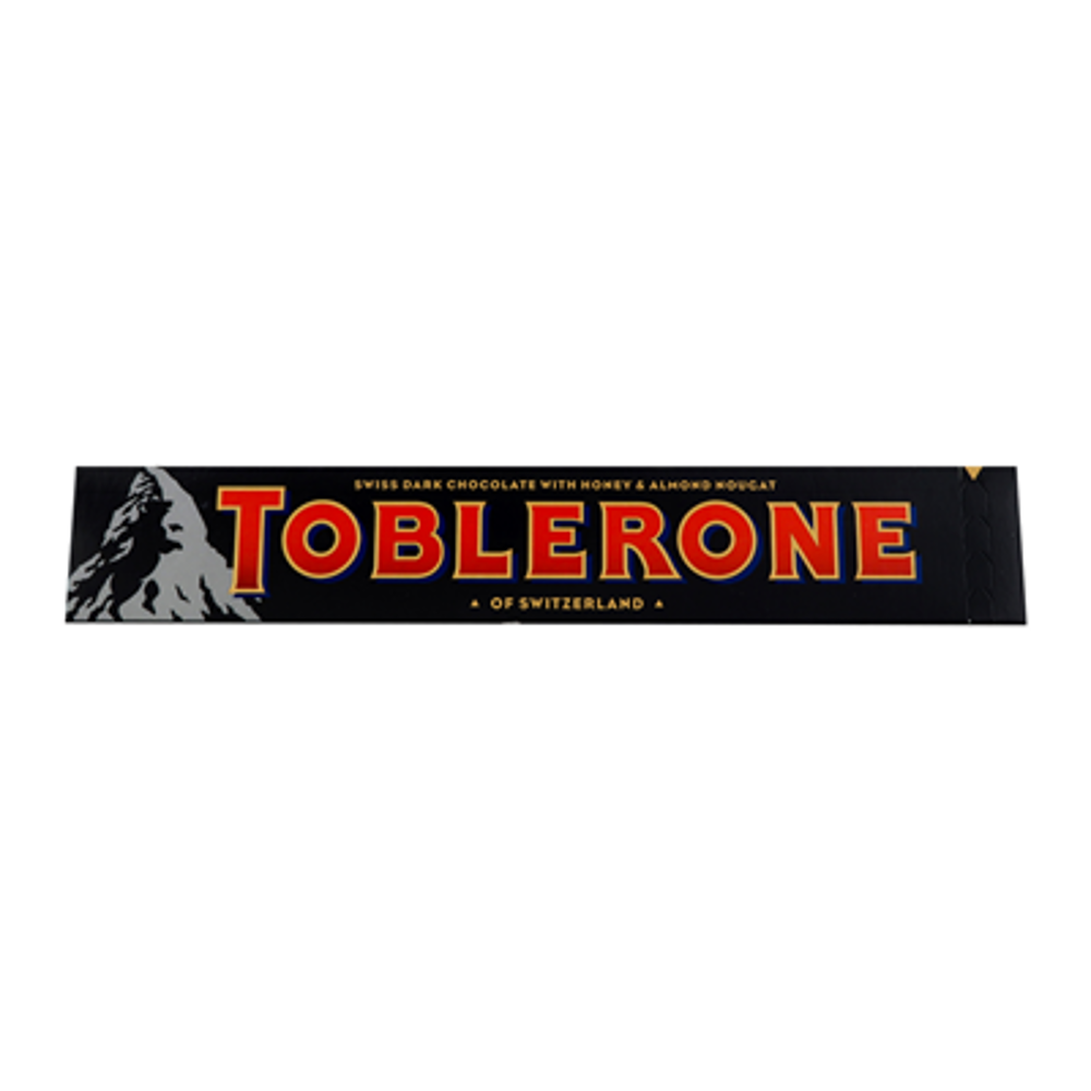 Шоколад чорний з медово-мигдальною нугою Toblerone, 100 г