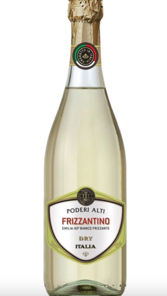 Вино Frizzantino Emilia Bianco Secco-Dry Proderi 0,75