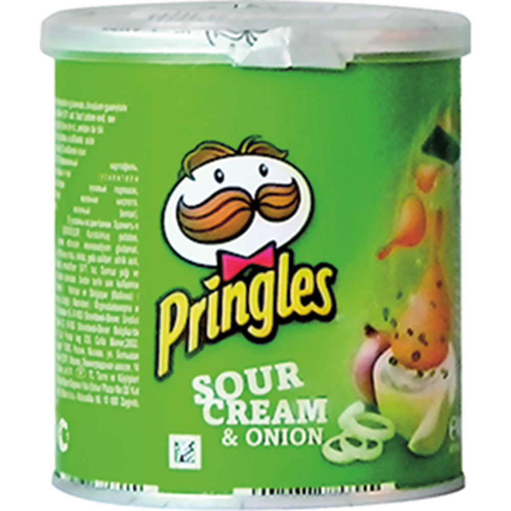 Чіпси Pringles зі смаком сметани та цибулі, 40 г