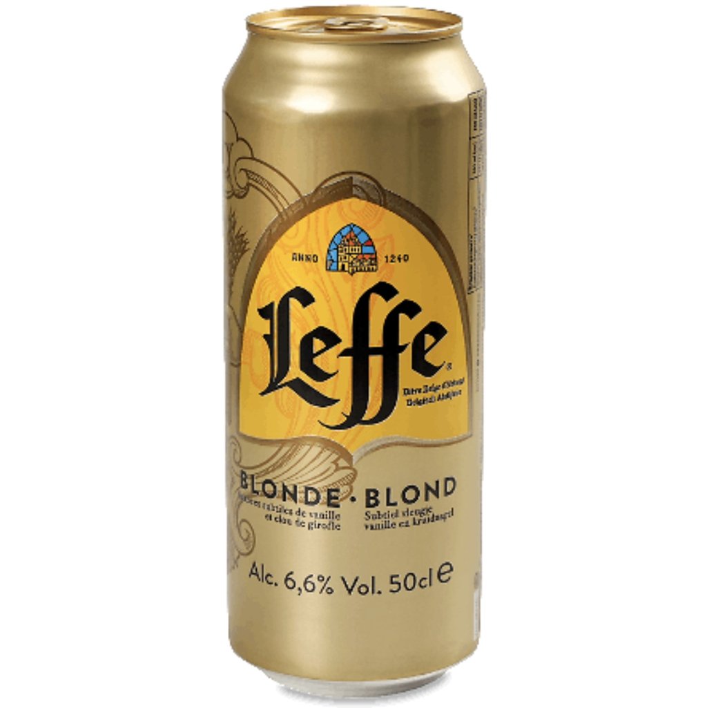 Пиво світле Leffe Blonde 6,6% алюм., 0,5л