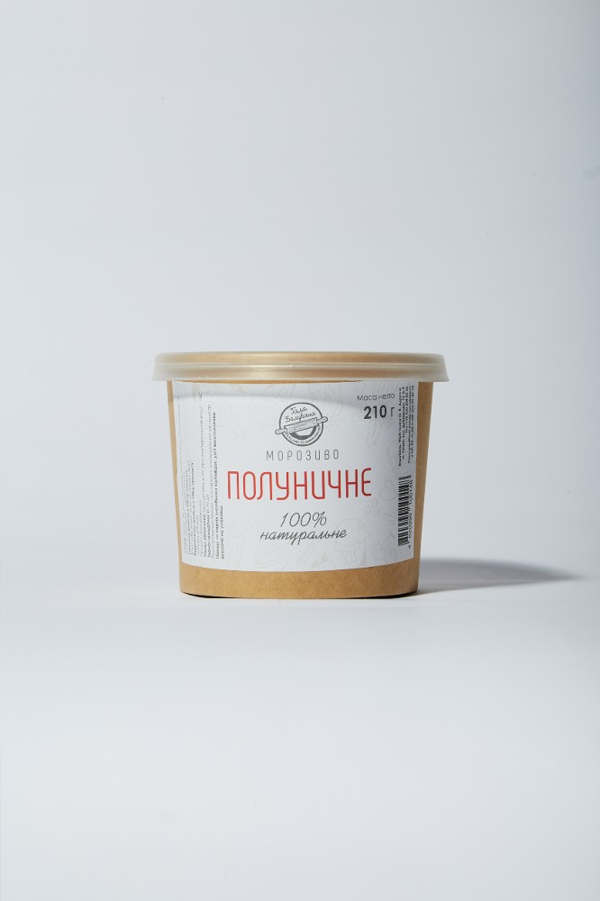Морозиво "Полуничне", 210 г