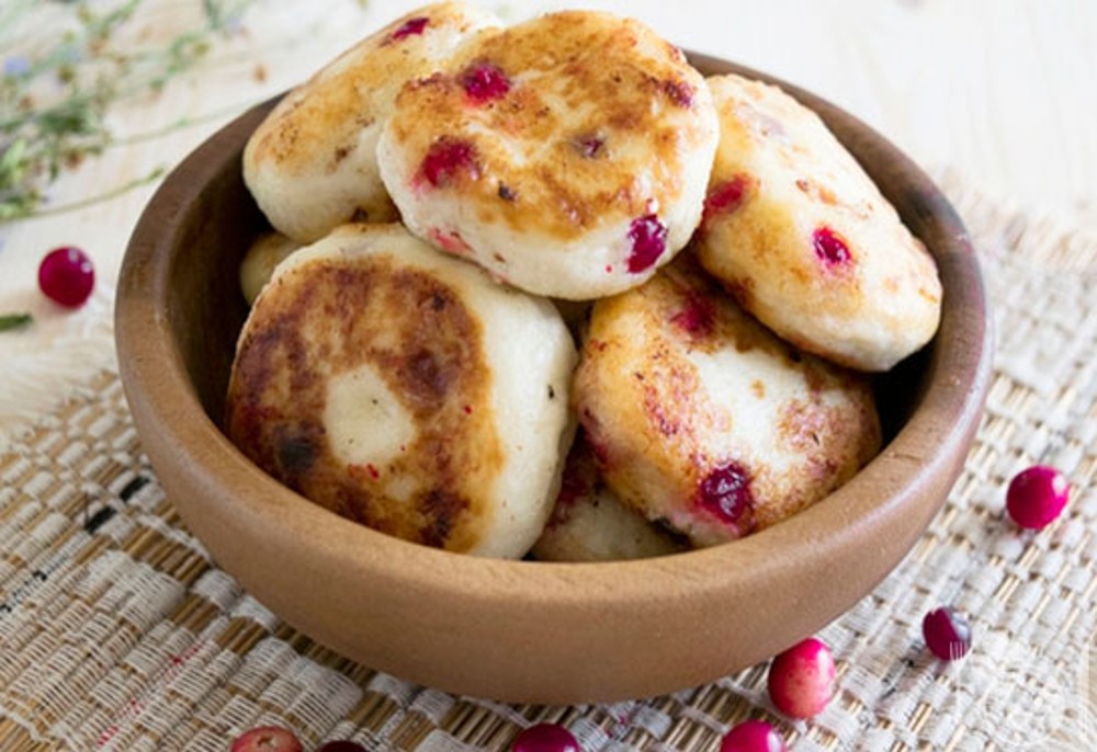 Сирники з журавлиною