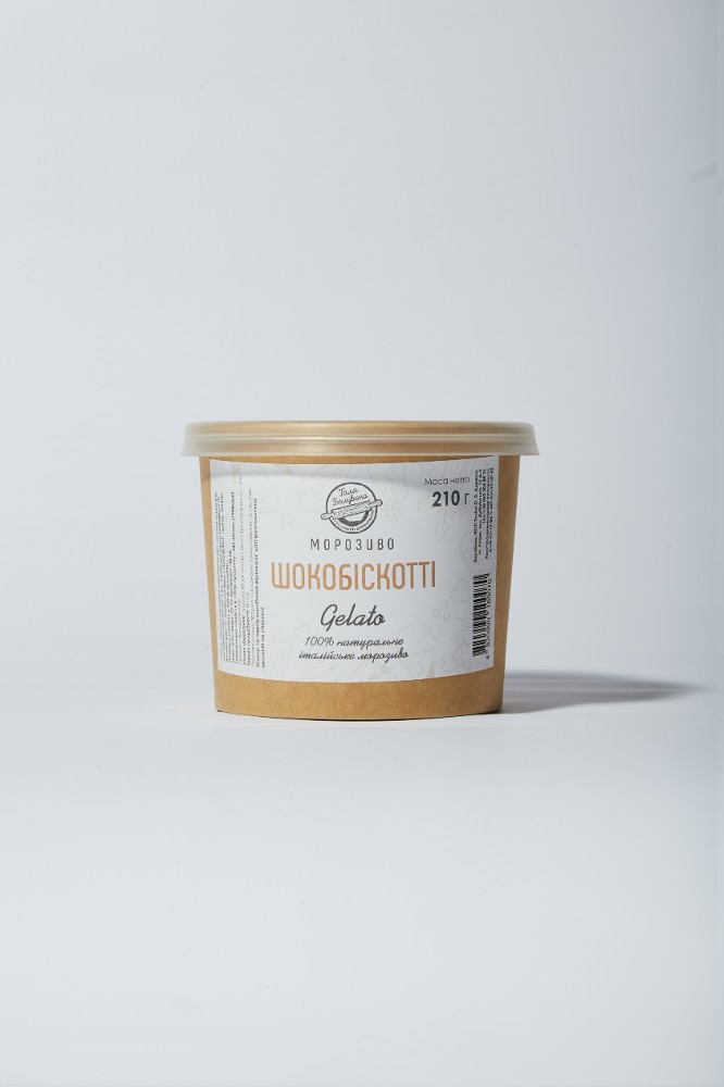 Морозиво "Шокобіскотті", 210г