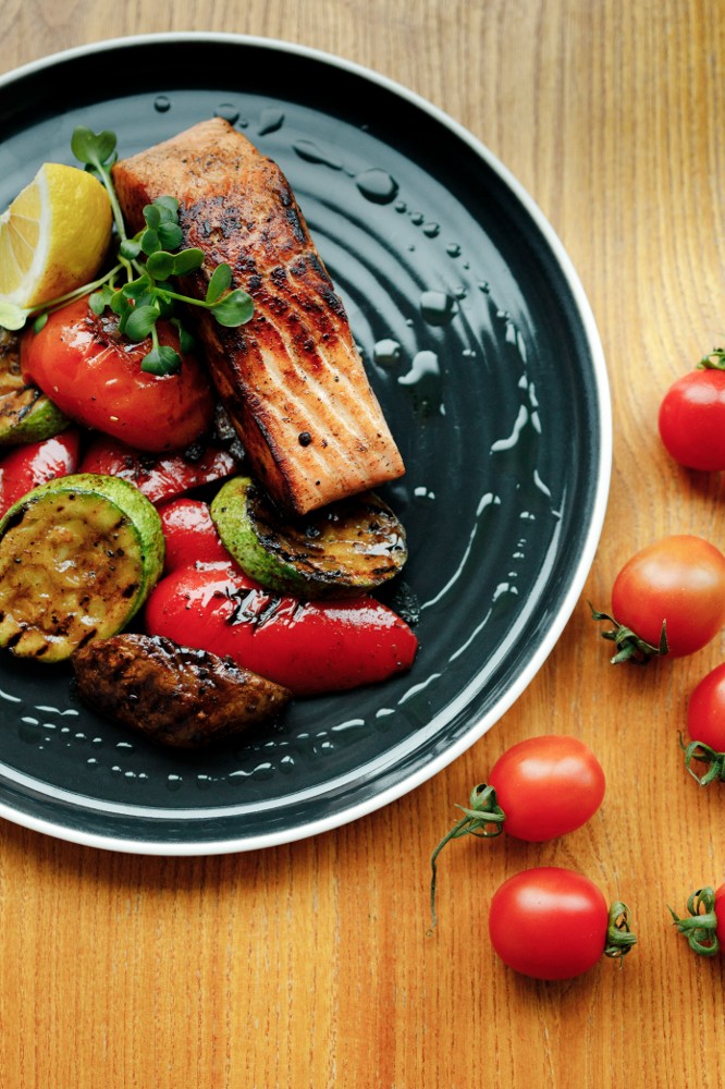 Філе лосося на грилю 