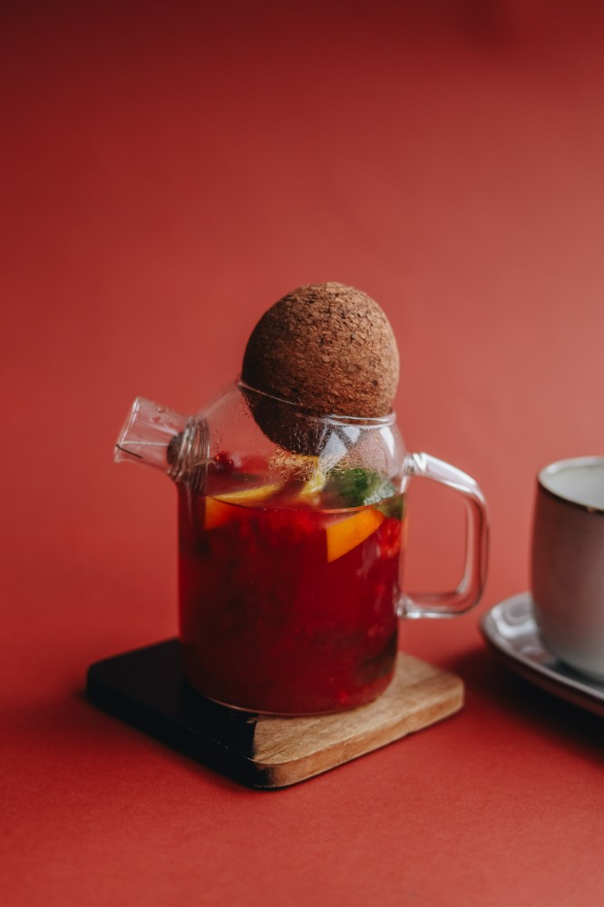 Авторський малиновий чай