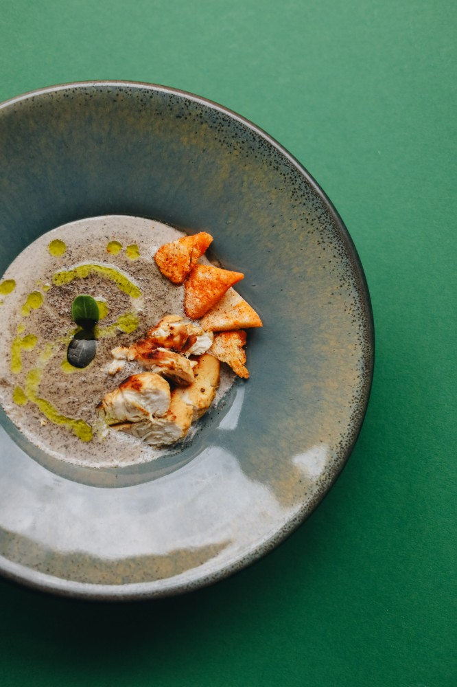 Суп-пюре грибний