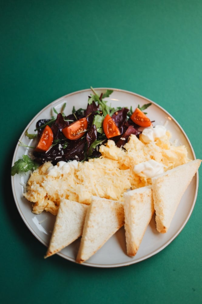 Скрембл з вершковим сиром