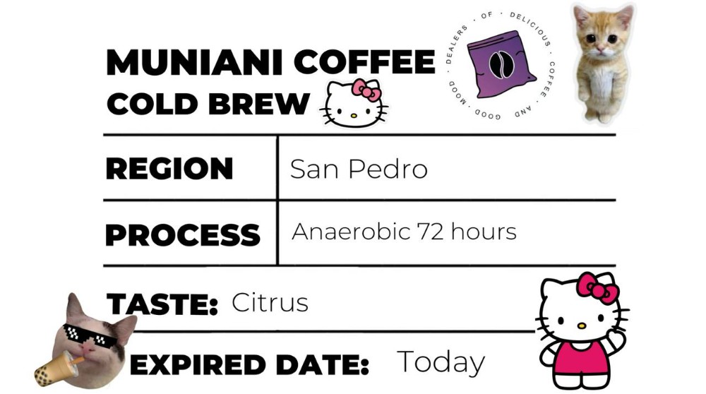 COLD BREW MUNIANI COFFEE