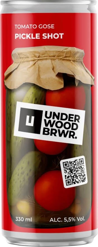 Пиво банка UNDERWOOD PICKLE SHOT TOMATO GOSE 0.33 л