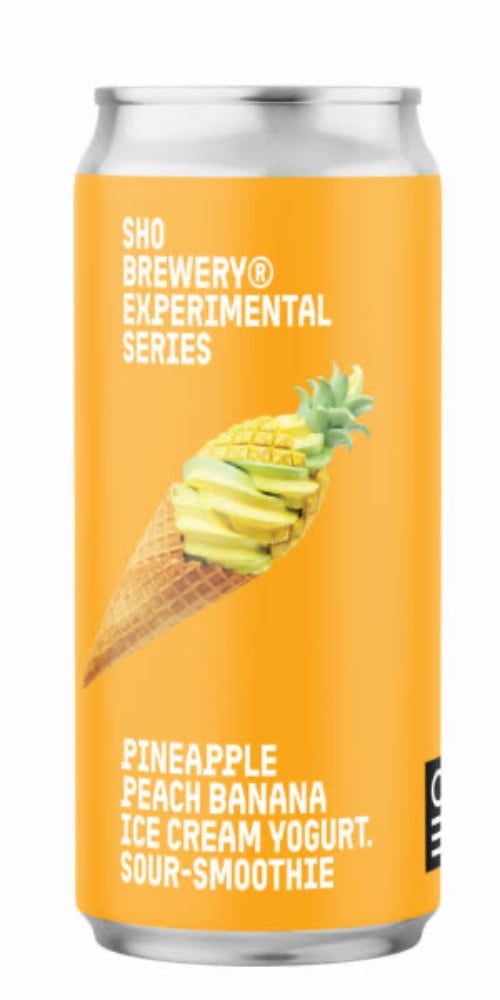 Пиво банка ШО PINEAPPLE PEACH BANANA ICE CREAM 0.33 л