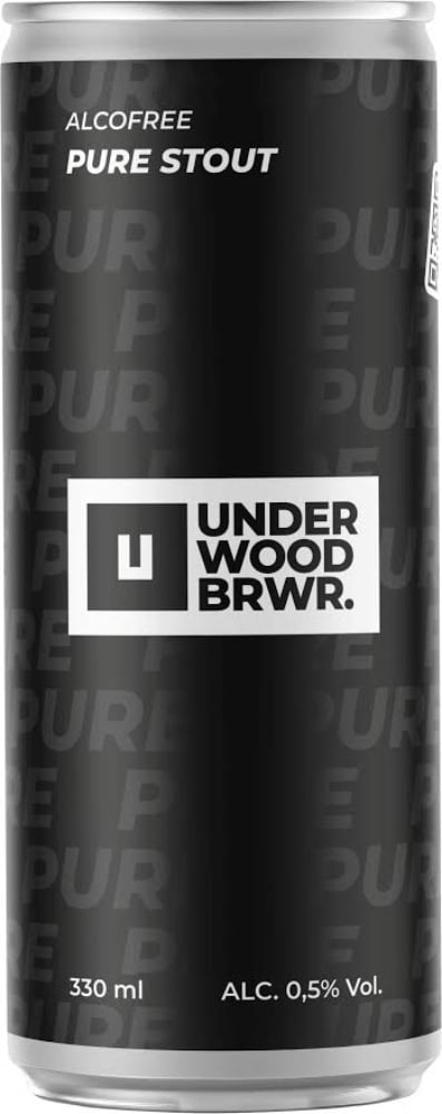 Безалкогольне пиво UNDERWOOD PURE STOUT 0.33 л