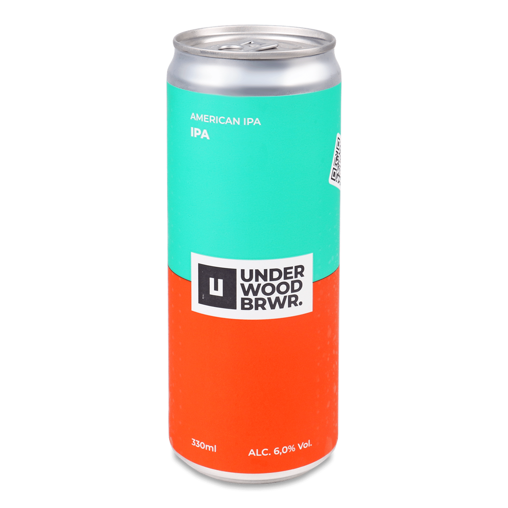 Пиво банка UNDERWOOD IPA 0.33 л