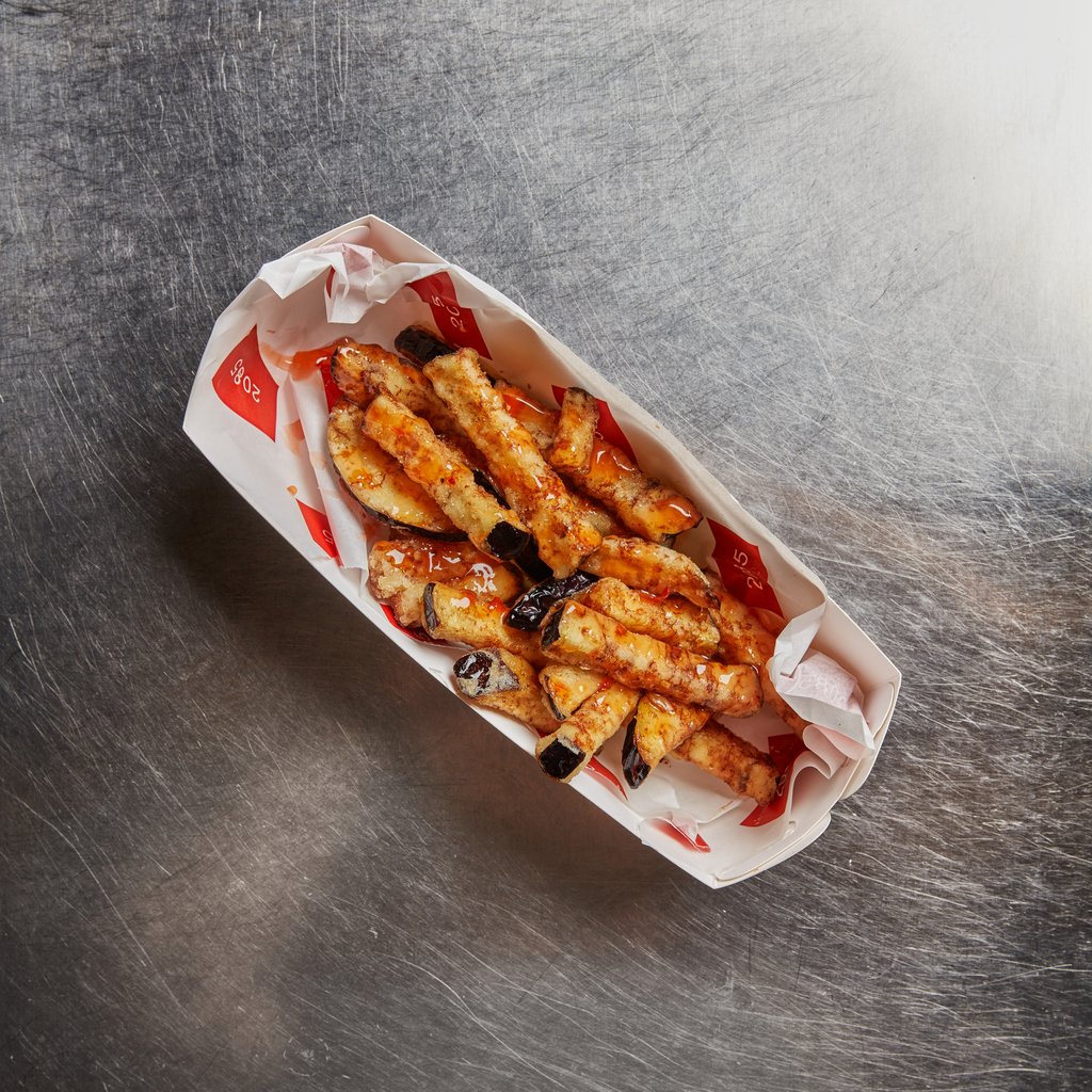 EGGPLANT WITH SWEET CHILI