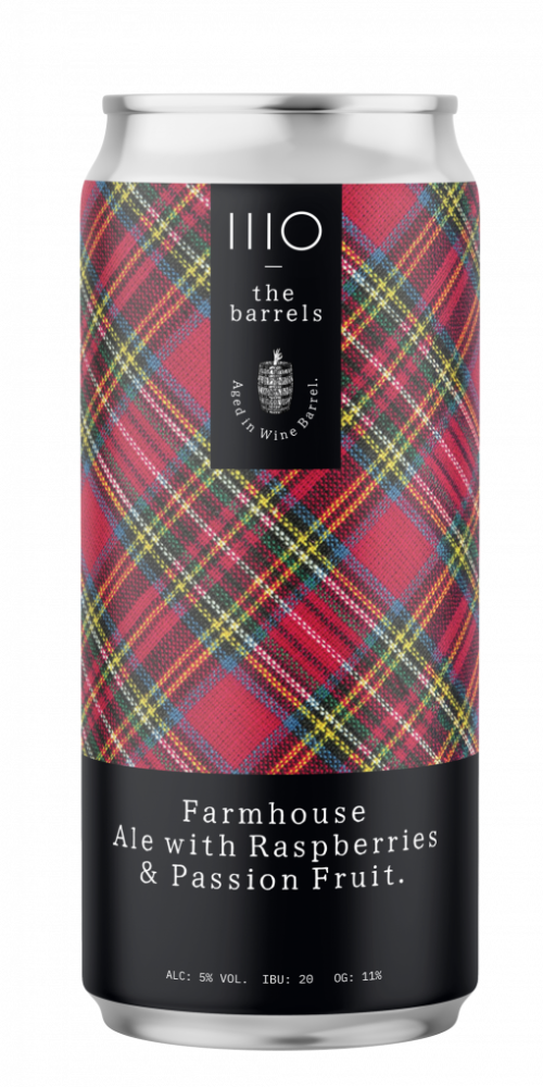 Пиво банка ШО FARMHOUSE RASPBERRIES BARREL AGED 0.33 л