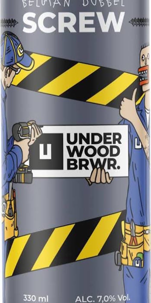Пиво банка UNDERWOOD SCREW BELGIAN DUBBLE 0.33 л