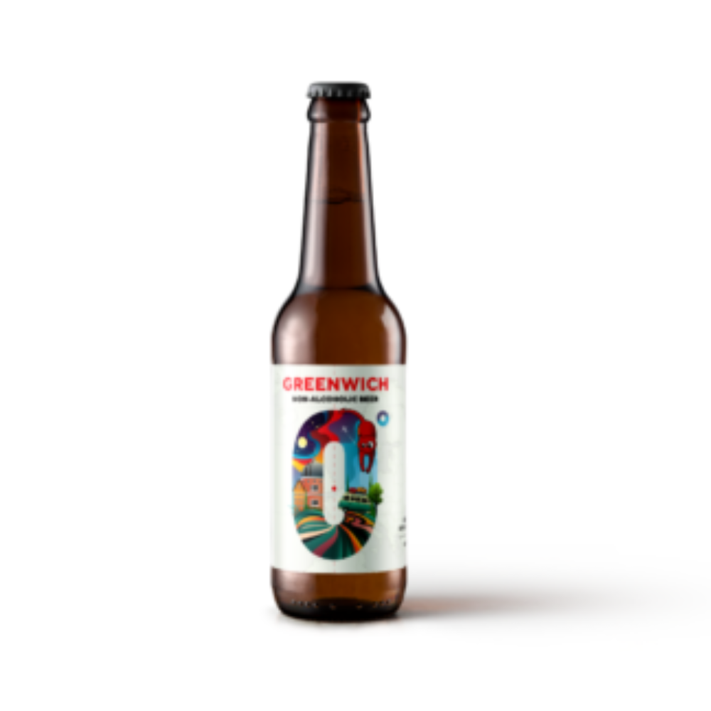 Пиво безалкогольное пляшка RED CAT GREENWICH 0.33 л