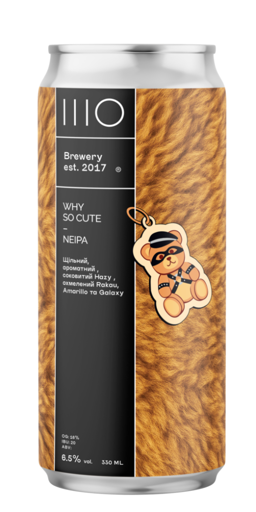 Пиво банка ШО WHY SO CUTE NEIPA 0.33 л