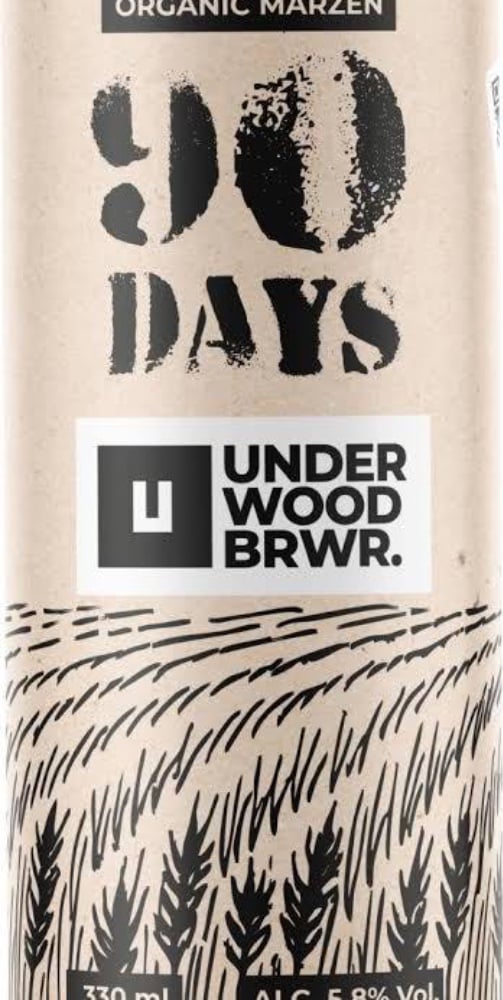 Пиво банка UNDERWOOD 90 DAYS MARZEN 0.33 л