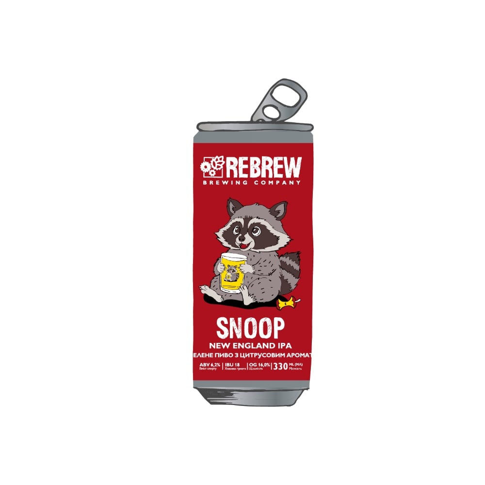 Пиво банка REBREW SNOOP NEIPA 0.33 л