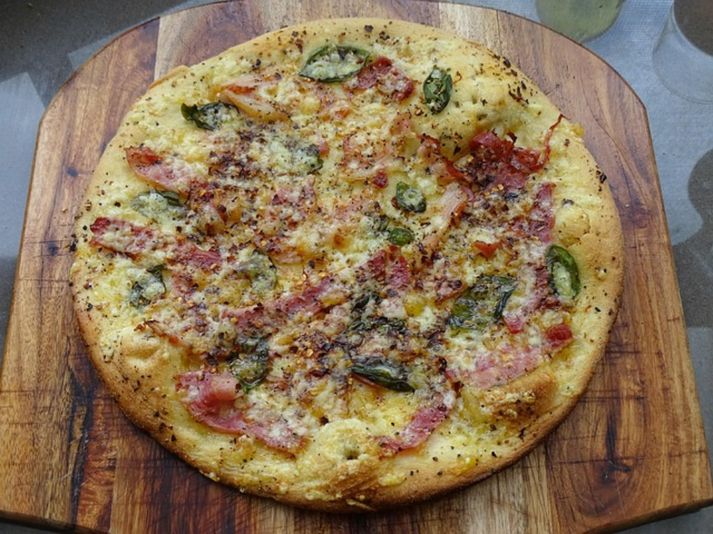 Bianca con Jamón Serrano