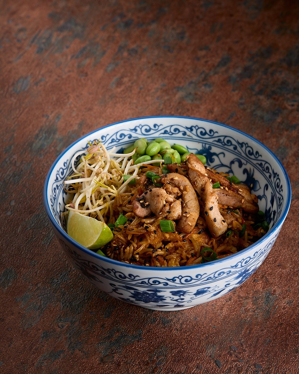 Смажений рис з куркою