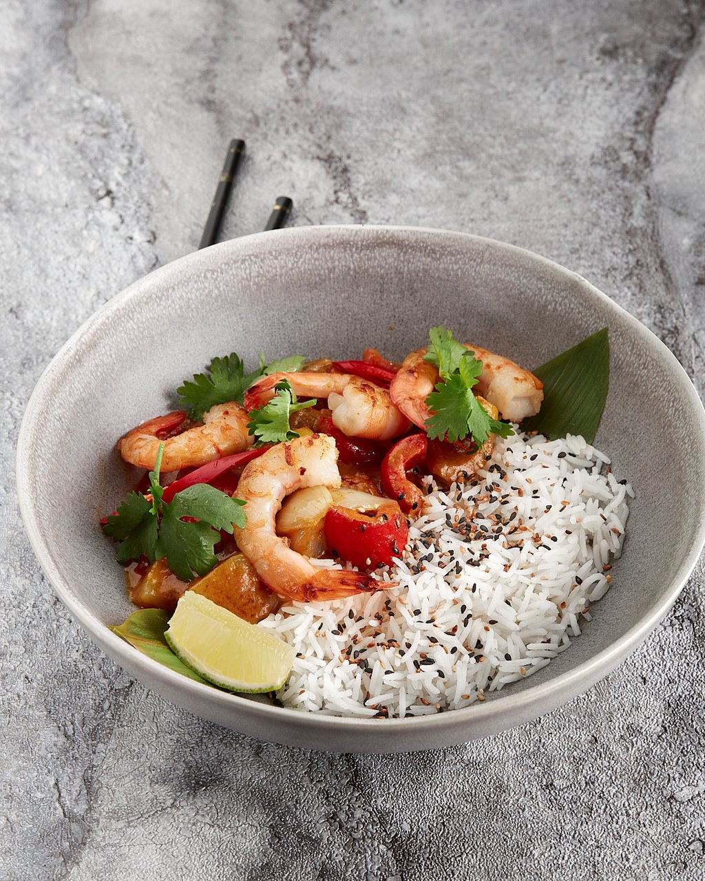 Пікантне Каррі з креветкою