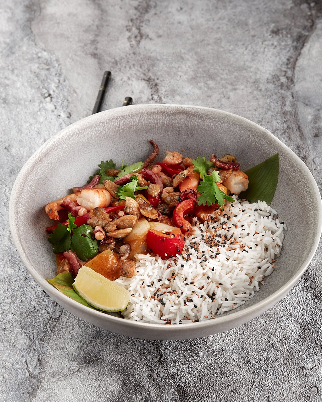 Пікантне Каррі з морепродуктами