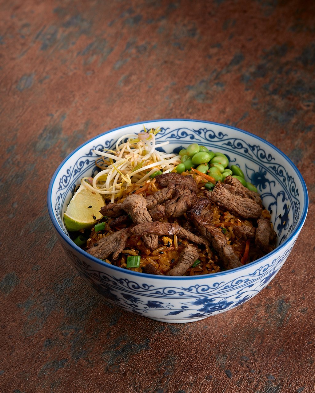 Смажений рис з телятиною