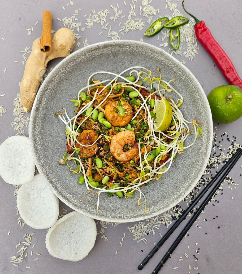 WOK з креветкою