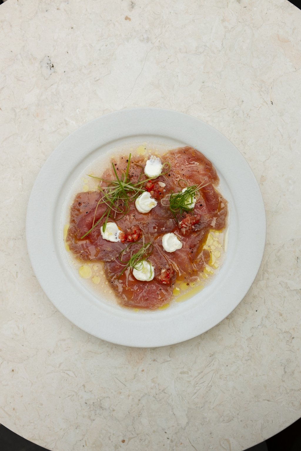 Tuna carpaccio 