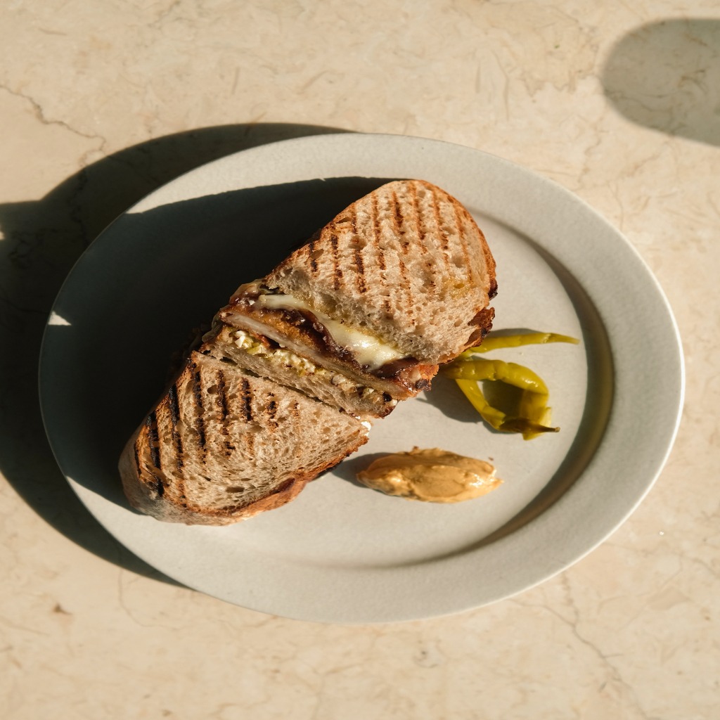 Chicken Schnitzel Toastie