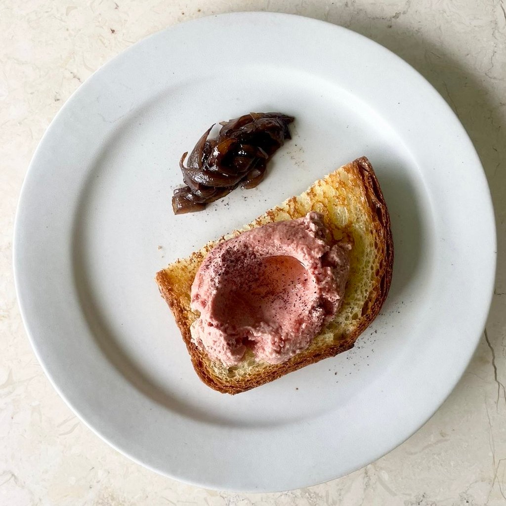 Chicken Liver Pate on Brioche