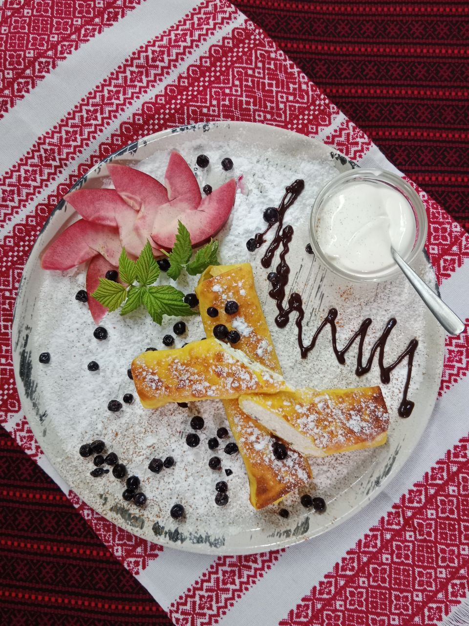 Млинці з сиром