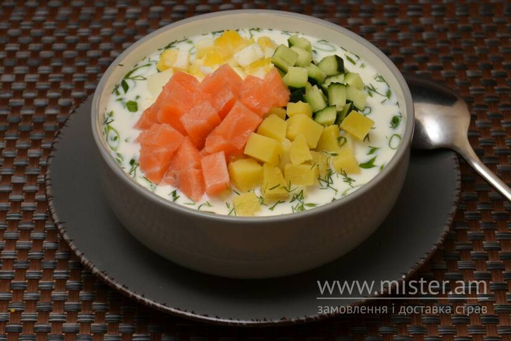 Окрошка з куркой