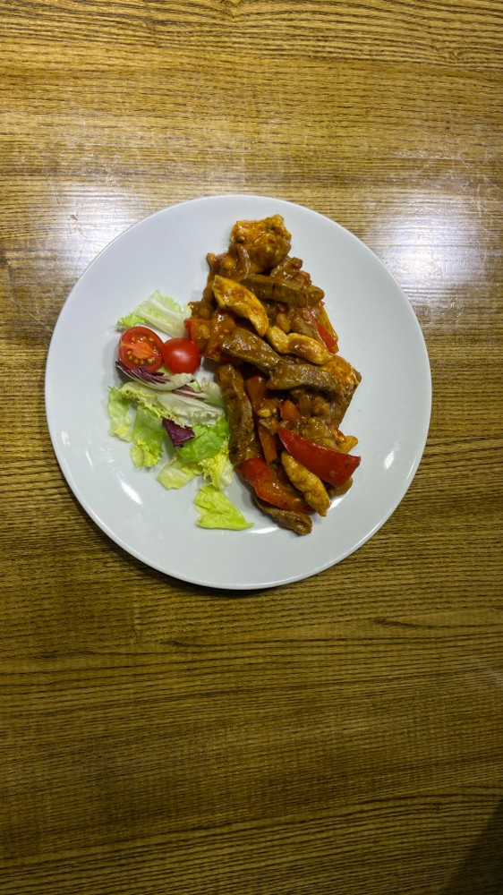 Мясо с овощами