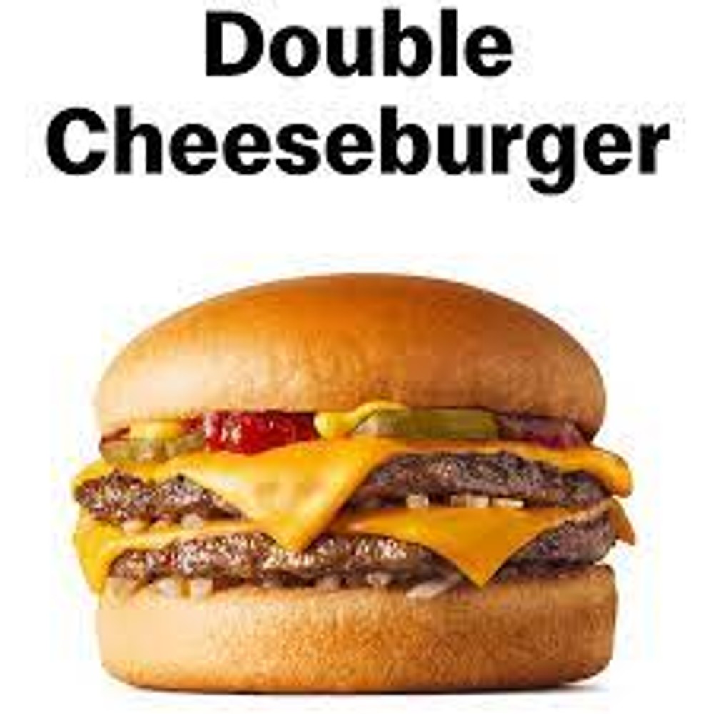 Бургер Double Cheese
