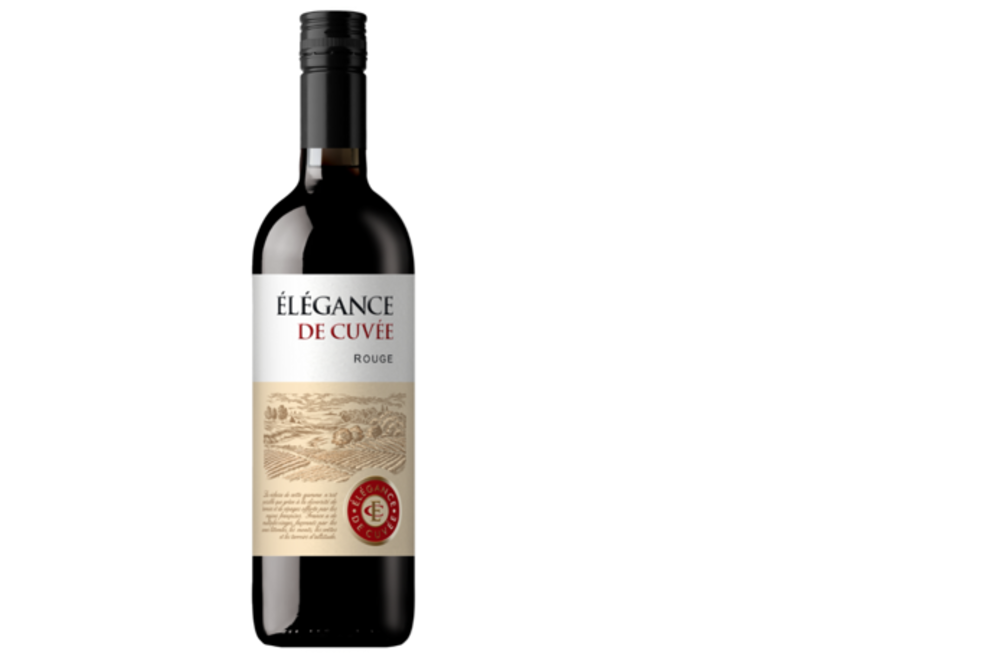 Вино Elegance De Cuvee, червоне сухе