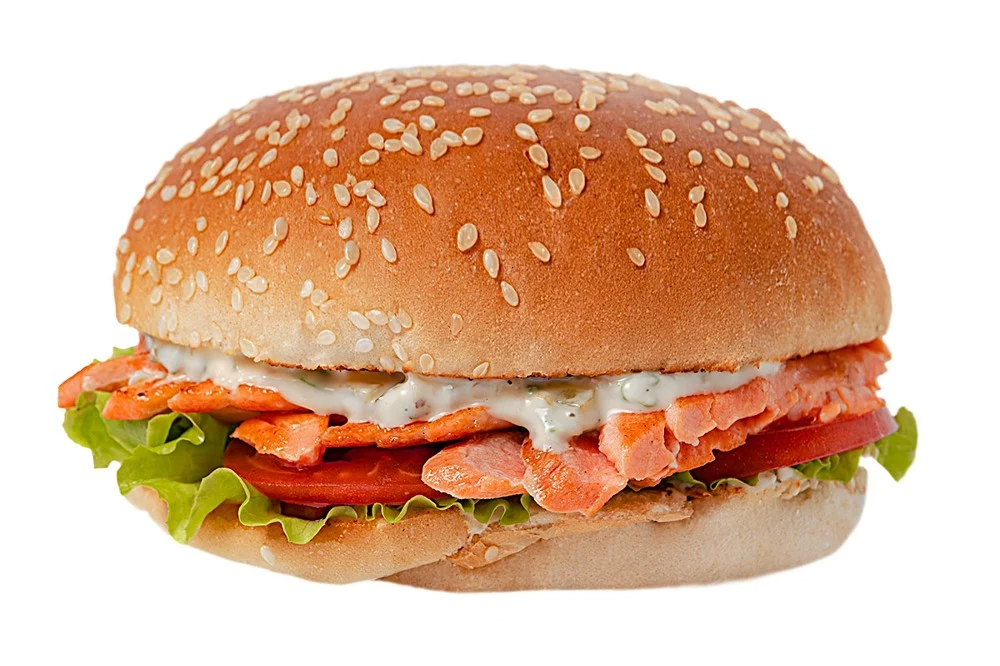 Фірмовий Бургер з Лососем с/с