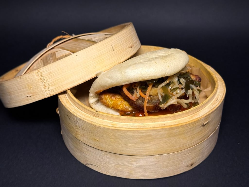 Бао з беконом