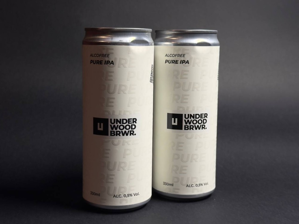 Пиво світле Pure ІРА 0,33 0,5% (б\а)