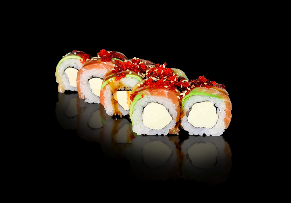 Авокадо лосось