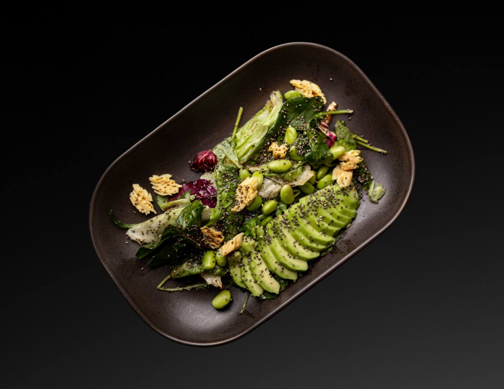 Салат з едамамами