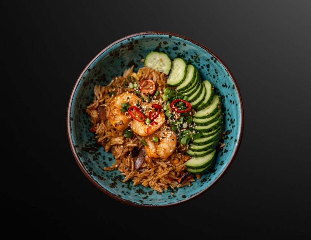 Рис "Кхао з креветками"