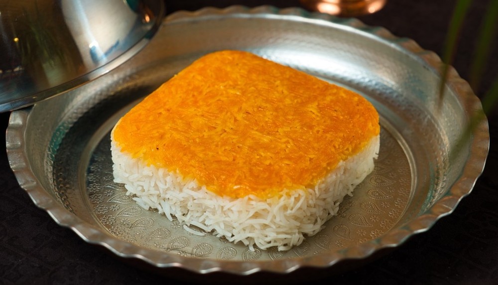 برنج ته دیگی / Molded rice