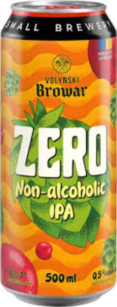Пиво Волинський Бровар Zerro б/а 0.5 л