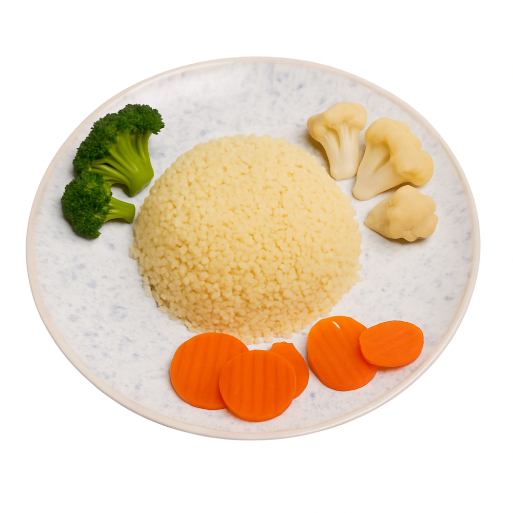 Кускус з овочами на пару / Kuskus with vegetable