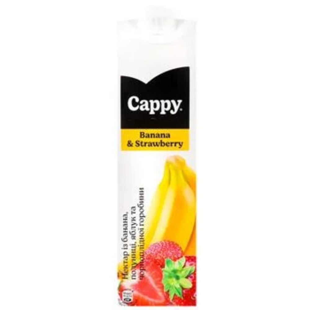 Сік банан-полуниця 1л.