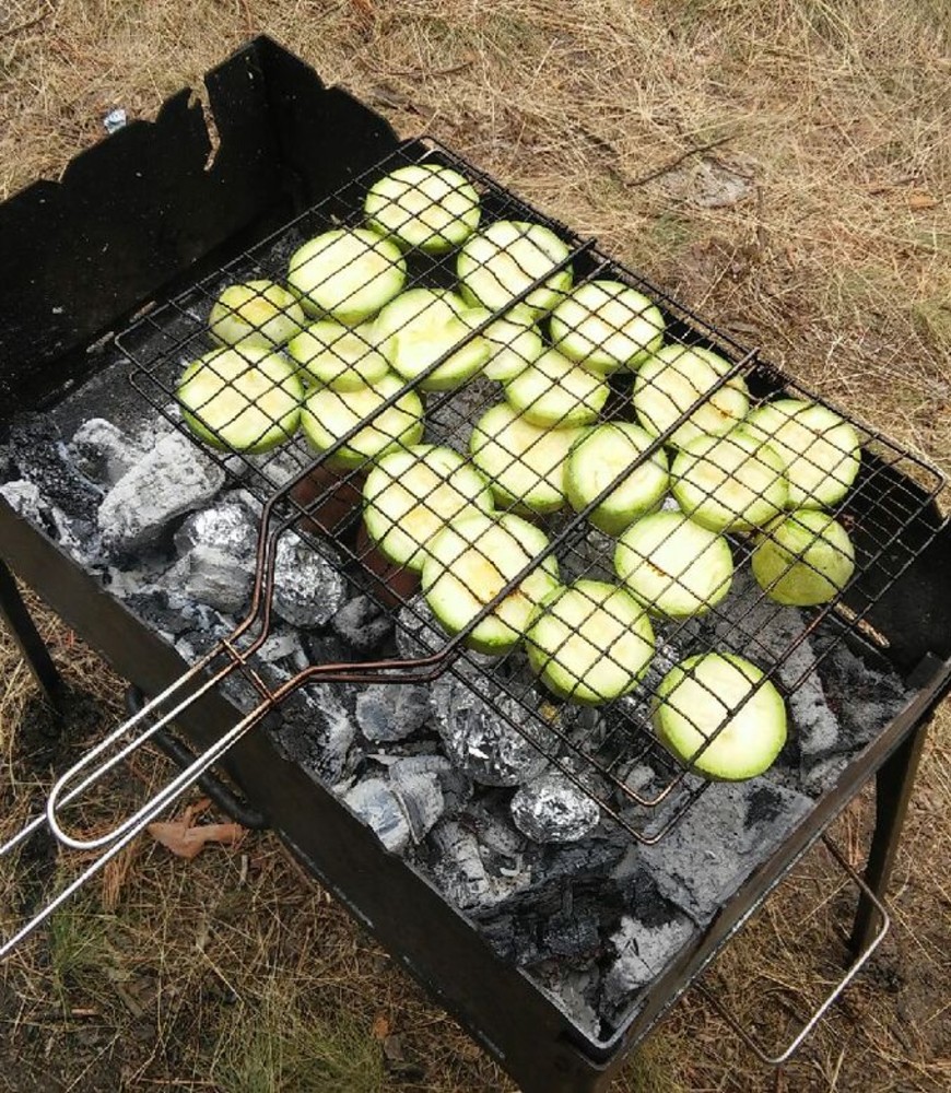 Кабачок на вугіллі