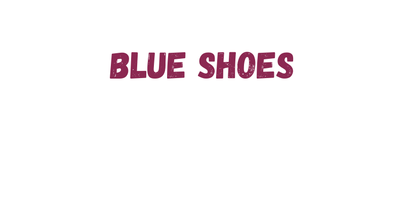 Blue shoes